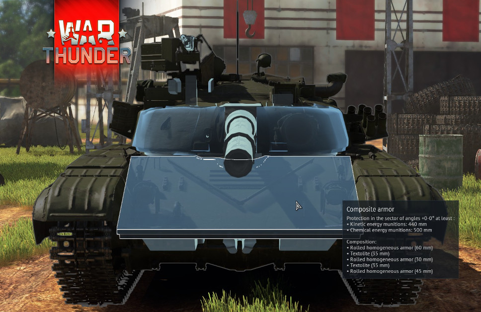 T-64 5-layer upper frontal armour