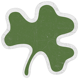 “Shamrock” emblem, personal emblem of the pilot T.Kobayashi, 244th  sentai, Air Force of Japan
