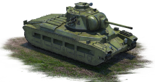 Matilda Mk. II infantry tank with F-96 (USSR)