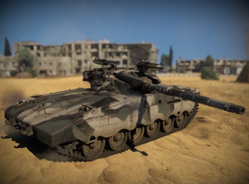 Merkava Mk.1: Tricolor camouflage