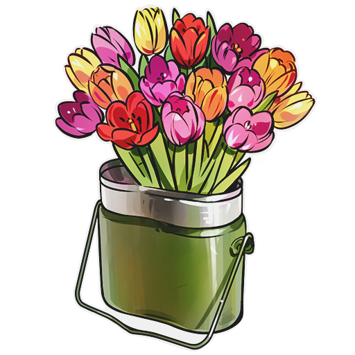 “Cauldron of Flowers” decal