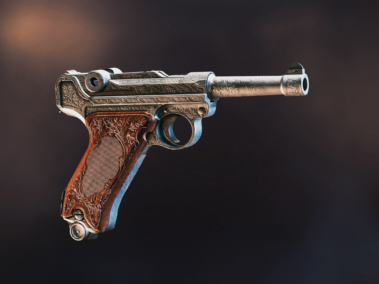 Engraved P08 Luger