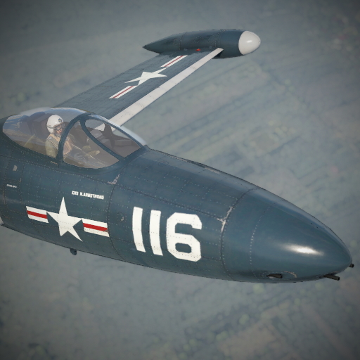 Neil Armstrong’s “White 116” camo for F9F2.