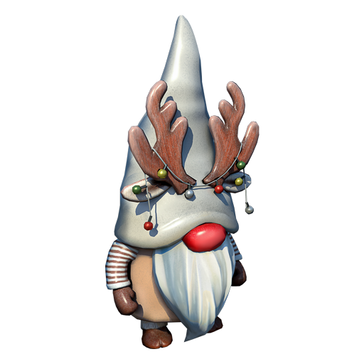 Декоратор бронетехники «Садовый гном-олень»