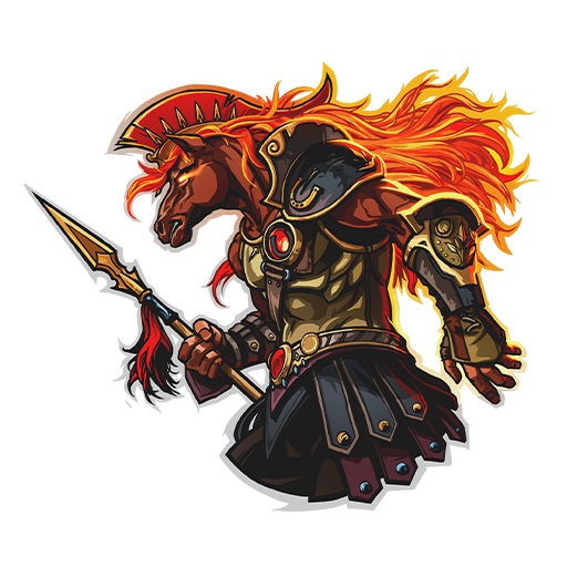 Декаль «Воин-конь»