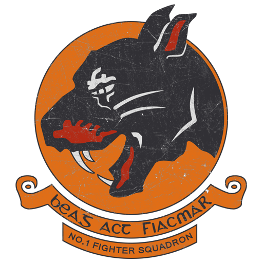 Эмблема 1-й истребительной эскадрильи, Воздушный корпус Ирландии