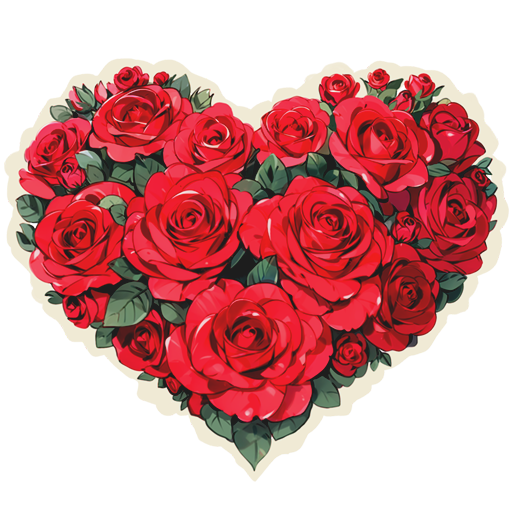 «Сердце из роз»