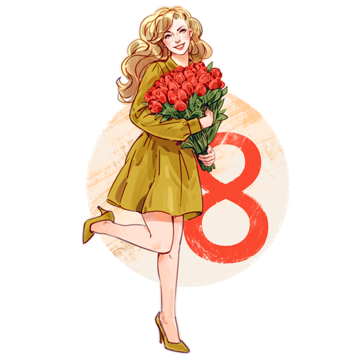 Пинап «8 марта»