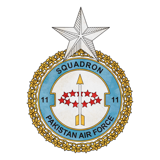 наклейка «Эмблема 11-й эскадрильи»