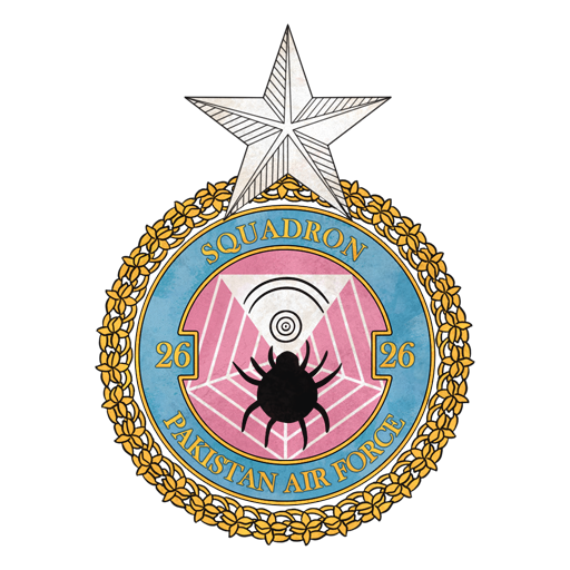 наклейка «Эмблема 26-й эскадрильи»