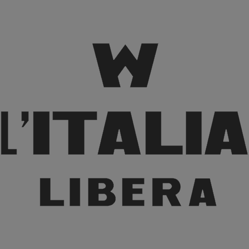 Декаль «Надпись «W L'Italia  libera»