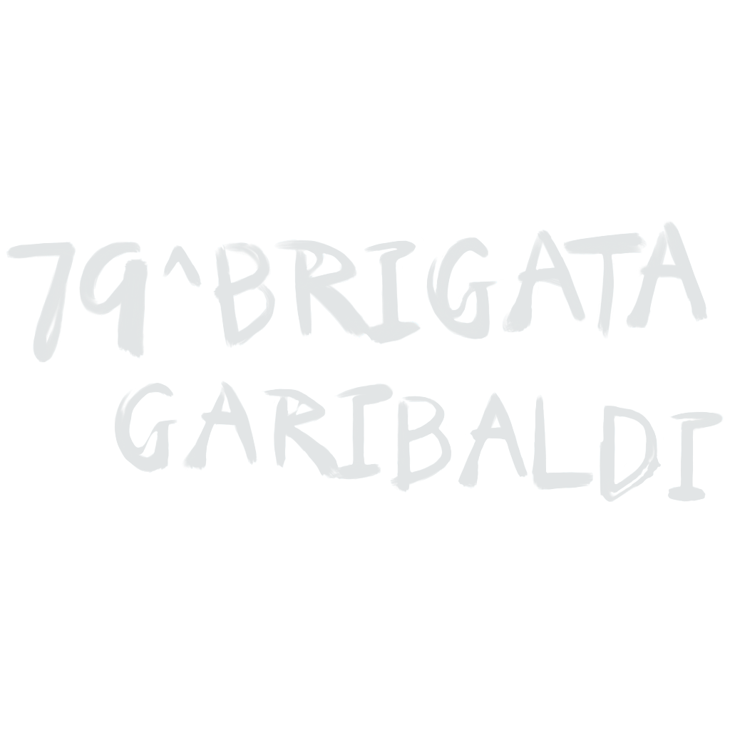 Надпись «79ª Brigata Garibaldi», Италия