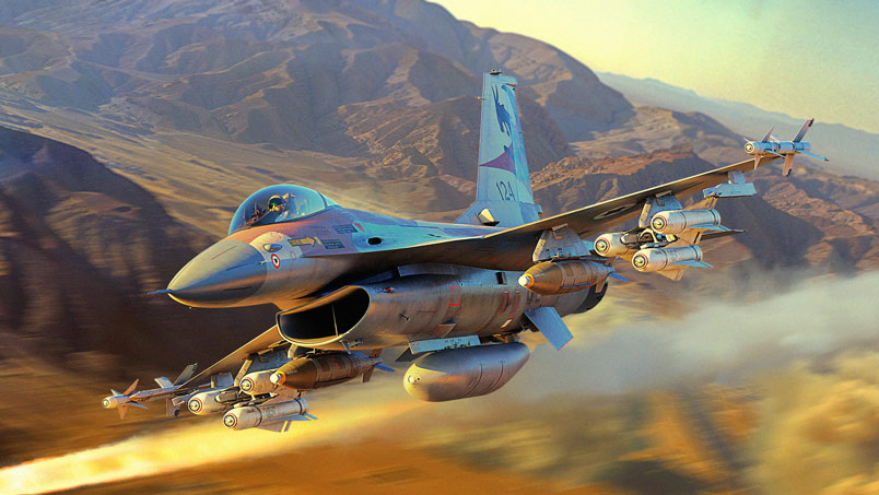 Набор F-16A Netz