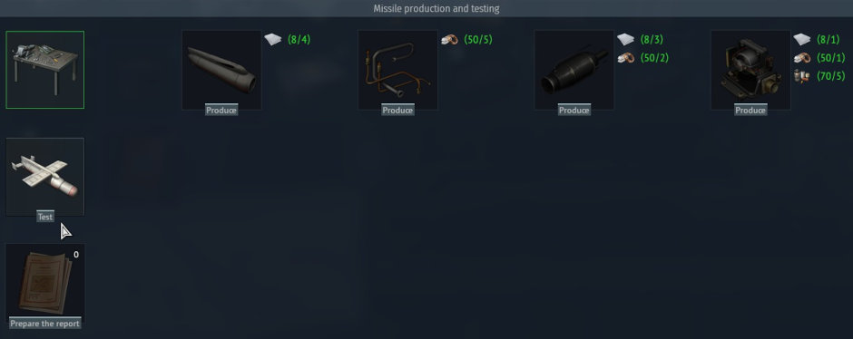 After fully assembling the missile, it is ready to be Tested!