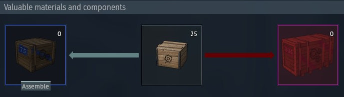 From left to right: “Level 1 Factory Upgrade” ← “Factory Upgrade Toolkit” → “Level 2 Factory Upgrade”