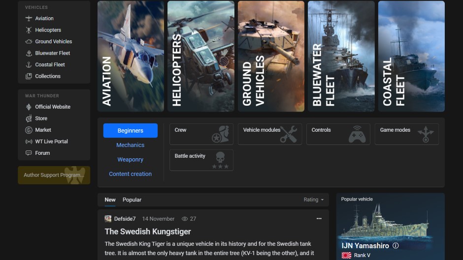 Introducing War Thunder Wiki 3 0 Official News Development Blogs 