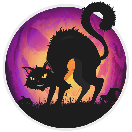 “Angry Black Cat” decal