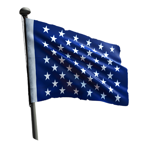 “US Navy Jack” ship flag