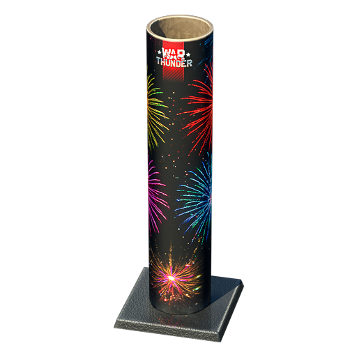 “Firework Mortar” decoration for ground vehicles
