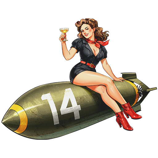 “War Thunder’s 14th Anniversary” decal.