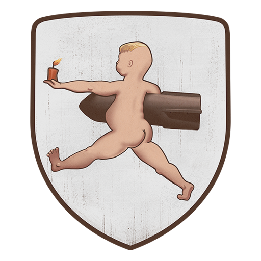 “Child with a bomb” decal