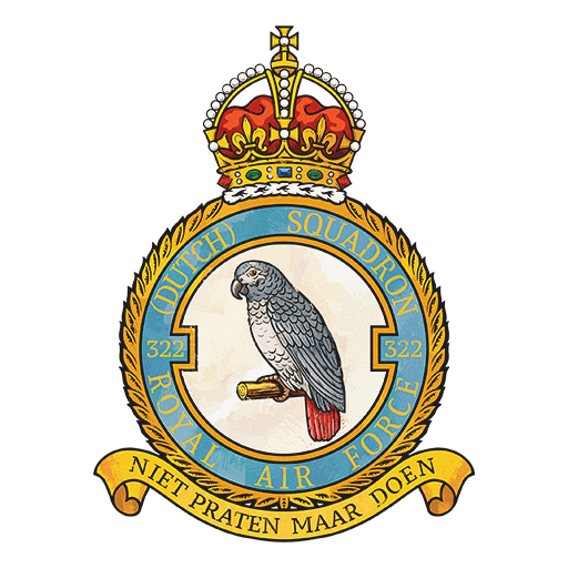 “Emblem of the 322nd Squadron” decal